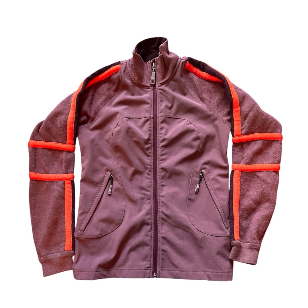 Rare LULULEMON Zip-Up Multicoloured Jacket - Picture 2 of 8